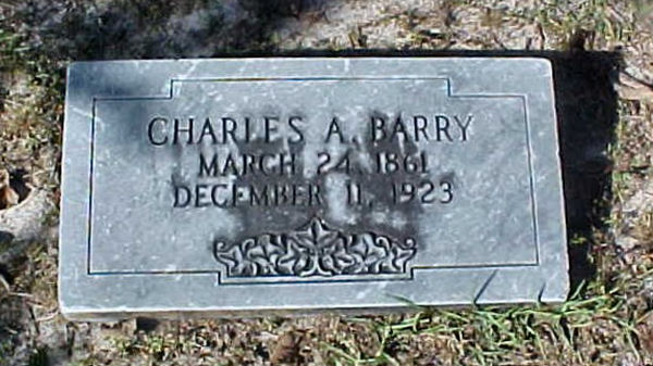 Charles A. Barry Gravestone Photo