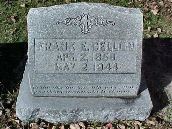 Frank E. Cellon Gravestone Photo