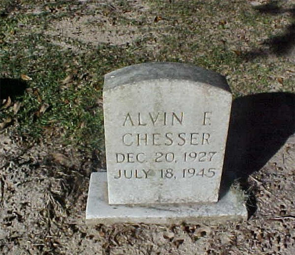 Alvin  E. Chesser Gravestone Photo