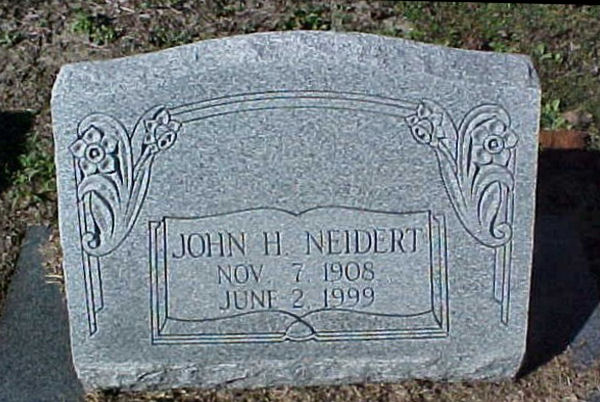 John D. Neidert Gravestone Photo