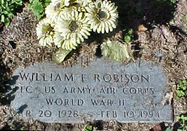 William  E. Robison Gravestone Photo