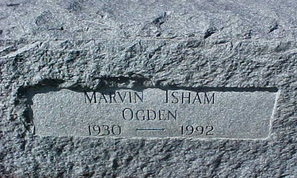 Marvin Isham Odgen Gravestone Photo