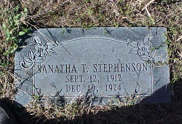 Sanatha T. Stephenson Gravestone Photo