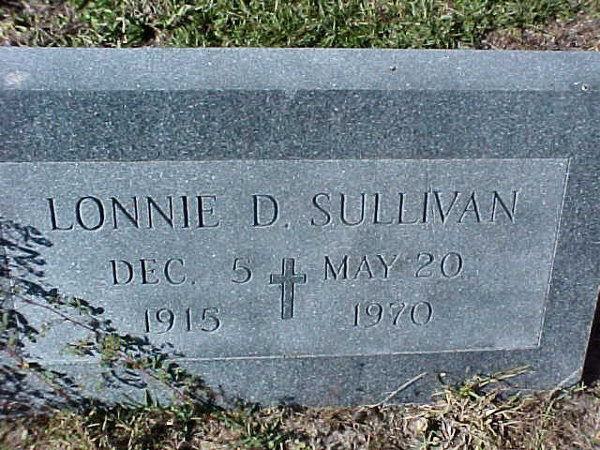 Lonnie Sullivan Gravestone Photo