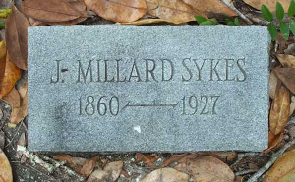 J. Millard Sykes Gravestone Photo