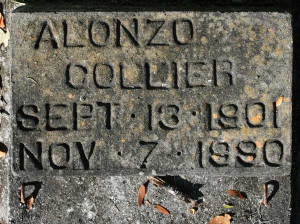 ALONZO COLLIER Gravestone Photo