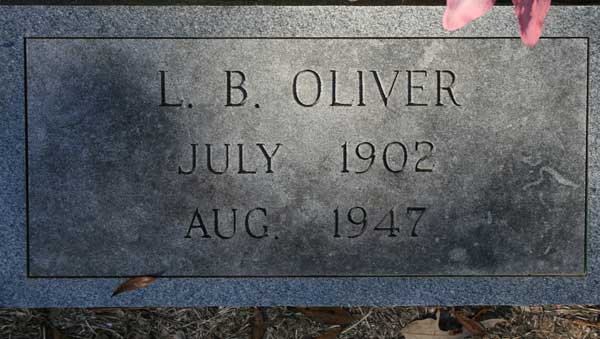 L. B. OLIVER Gravestone Photo