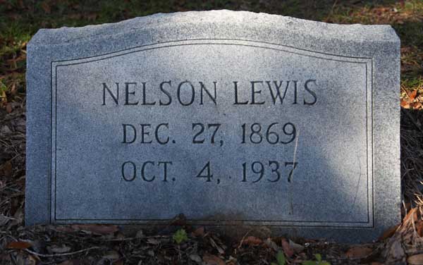 NELSON LEWIS Gravestone Photo