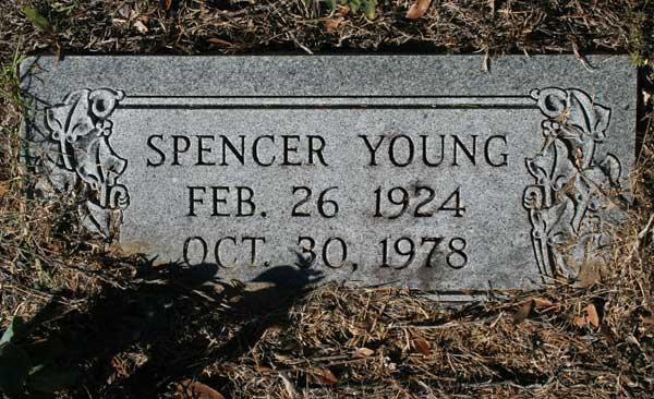 SPENCER YOUNG Gravestone Photo