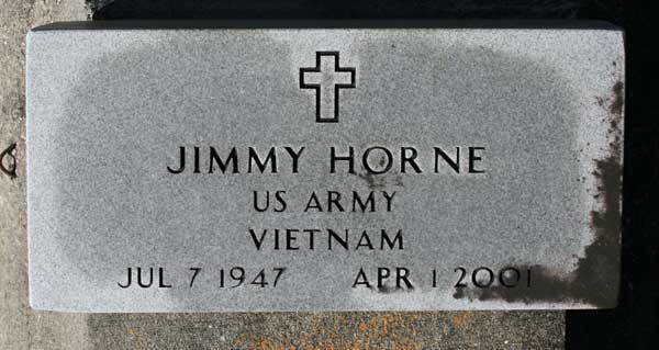 JIMMY HORNE Gravestone Photo