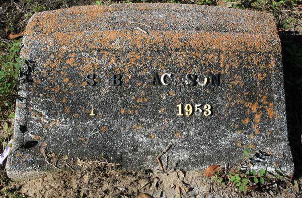  JACKSON Gravestone Photo