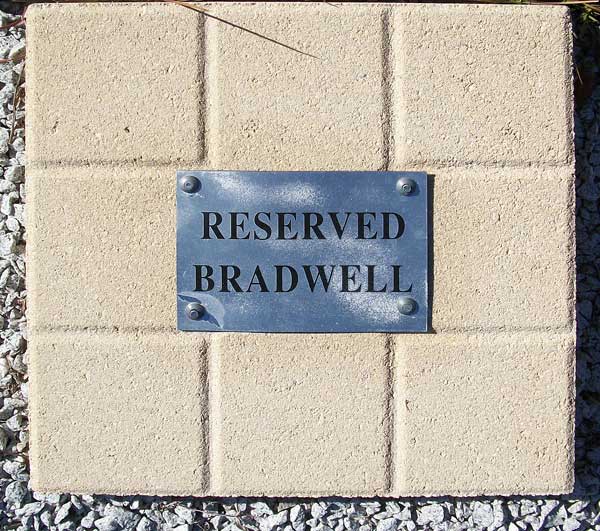  BRADWELL Gravestone Photo