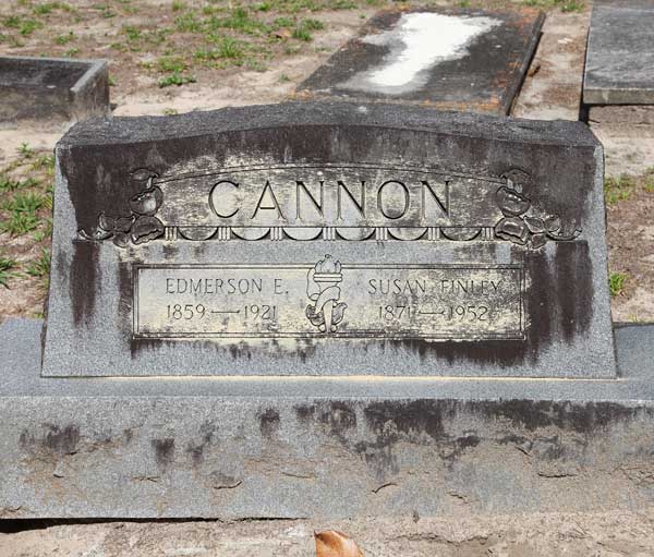 Edmerson E. & Susan Finley Cannon Gravestone Photo