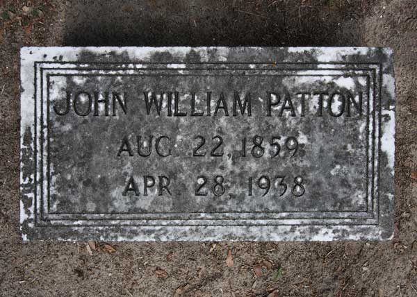 John William Patton Gravestone Photo