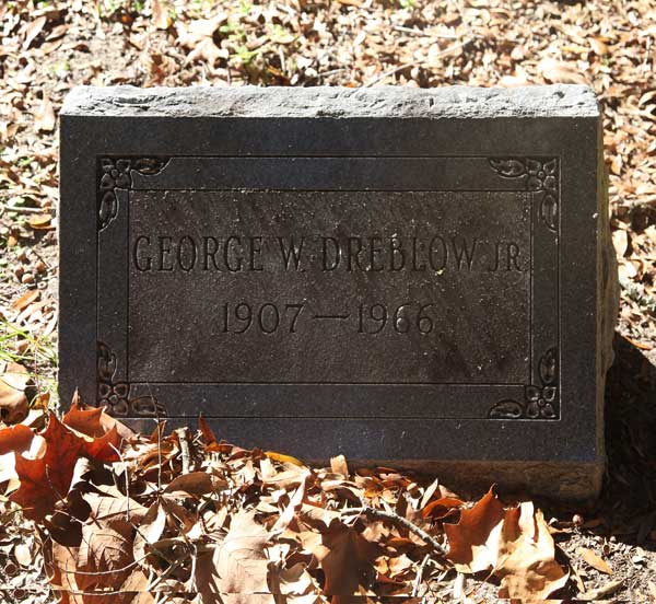 George W. Jr Dreblow Gravestone Photo