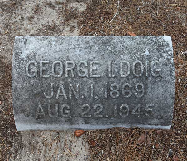 George I. Doig Gravestone Photo