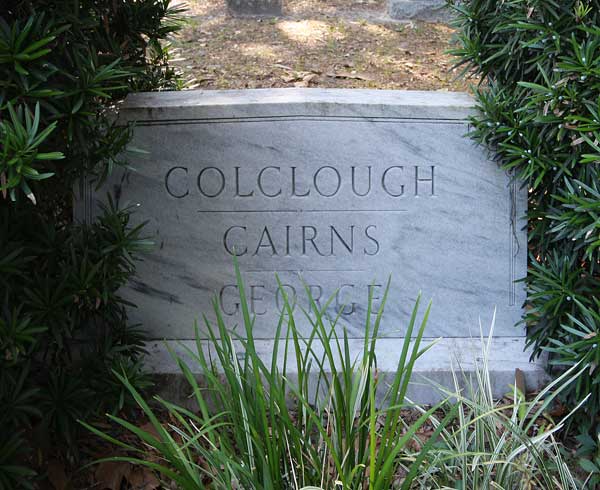  Colclough/Cairns/George Gravestone Photo