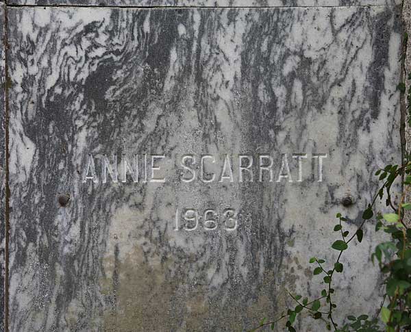 Annie Scarratt Gravestone Photo