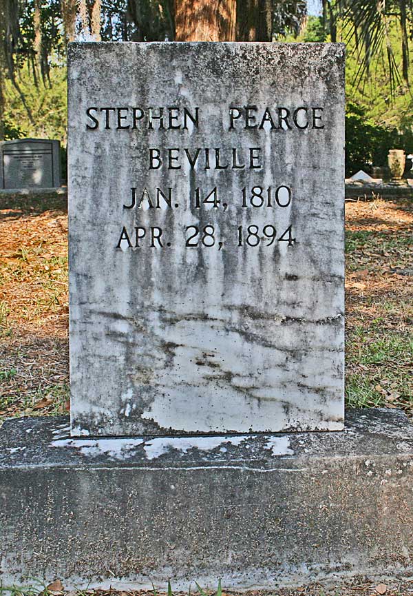 Stephen Pearce Beville Gravestone Photo