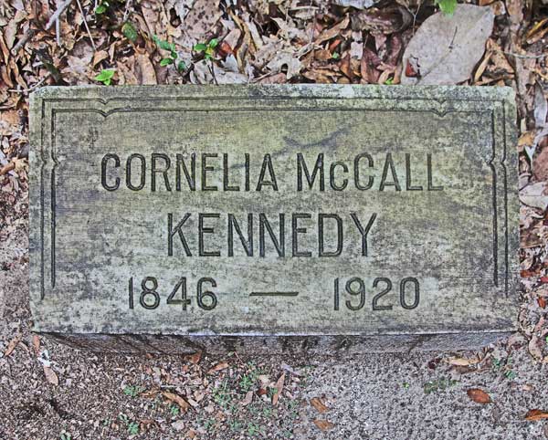 Cornelia McCall Kennedy Gravestone Photo