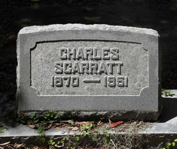 Charles Scarratt Gravestone Photo