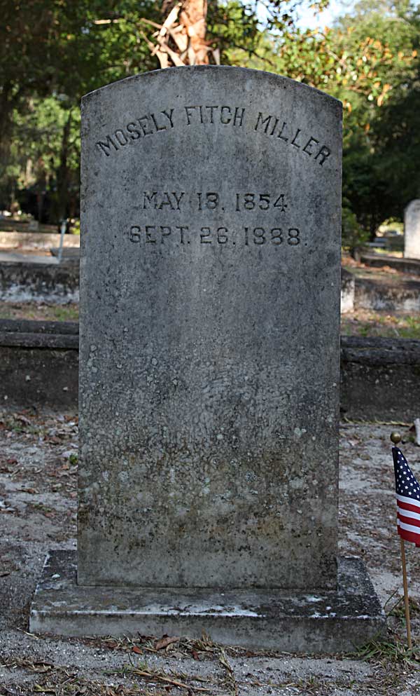 Mosely Fitch Miller Gravestone Photo