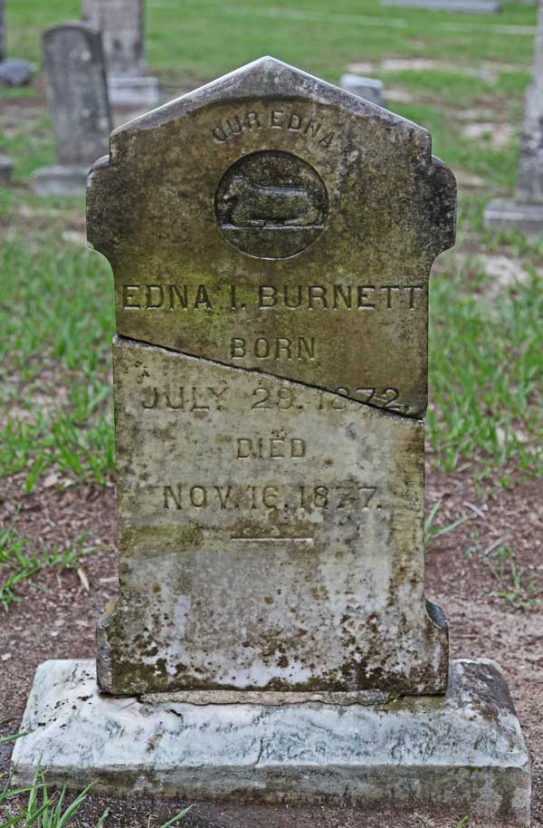 Edna I. Burnett Gravestone Photo