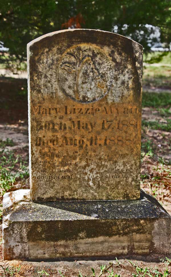 Mary Lizzie Wyatt Gravestone Photo