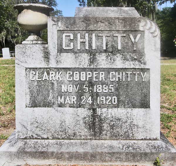 Clark Cooper Chitty Gravestone Photo