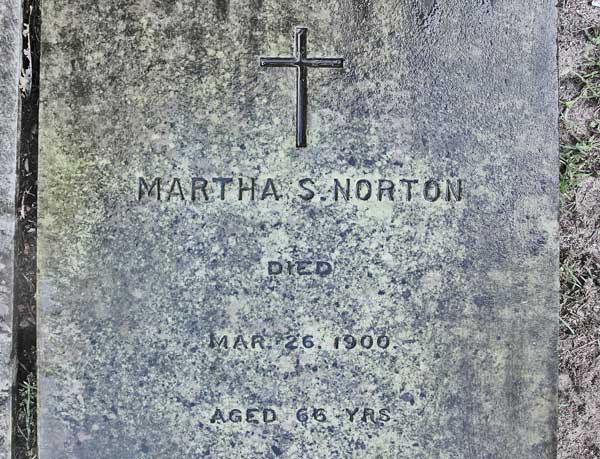 Martha S. Norton Gravestone Photo