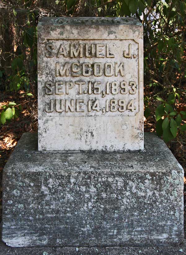 Samuel J. McCook Gravestone Photo