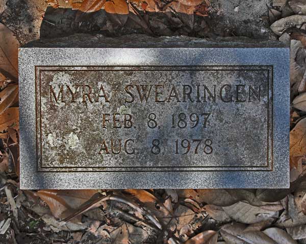 Myra Swearingen Gravestone Photo