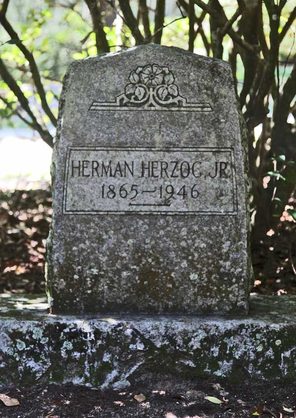 Herman Herzog Gravestone Photo