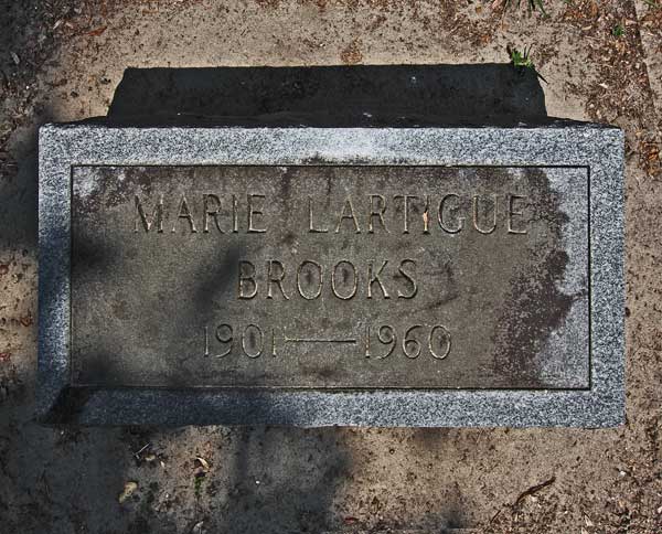 Marie Lartigue Brooks Gravestone Photo