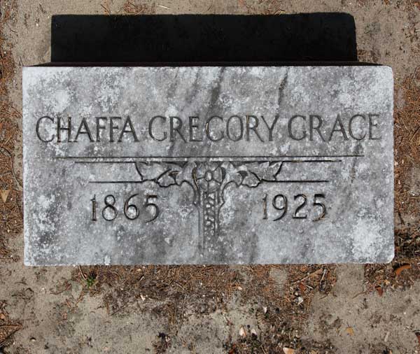 Chaffa Gregory Grace Gravestone Photo