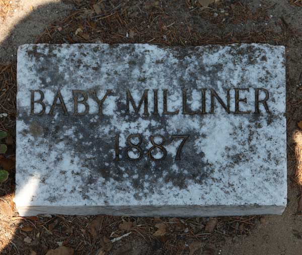 Baby Milliner Gravestone Photo