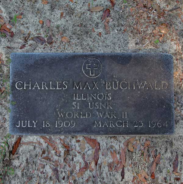 Charles Max Buchwald Gravestone Photo