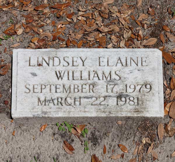 Lindsey Elaine Williams Gravestone Photo