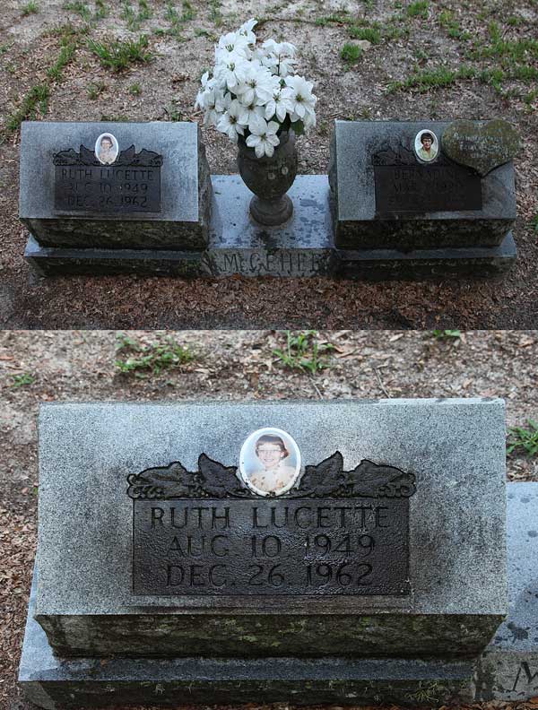 Ruth Lucette McGehee Gravestone Photo