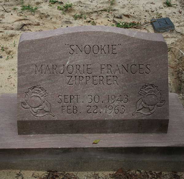 Marjorie Frances Zipperer Gravestone Photo