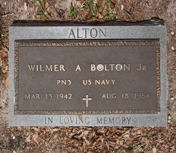 Wilmer A. Bolton Gravestone Photo