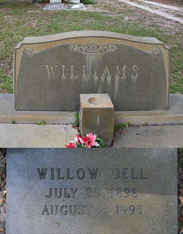 Willow Dell Williams Gravestone Photo