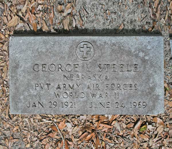 George L. Steele Gravestone Photo