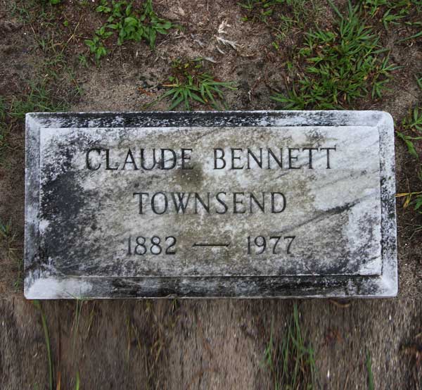 Claude Bennett Townsend Gravestone Photo