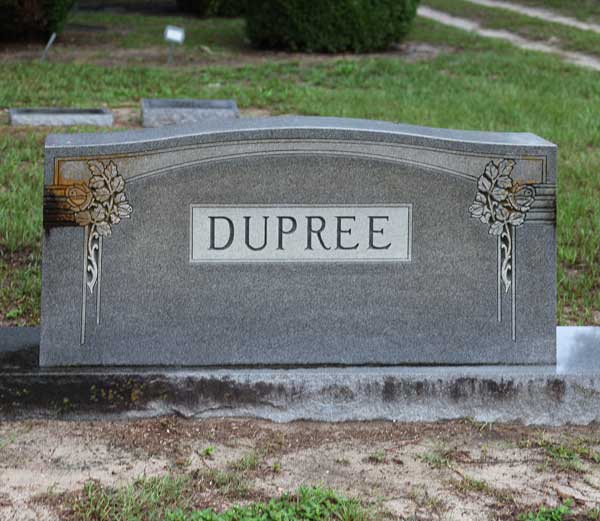  Dupree family Gravestone Photo