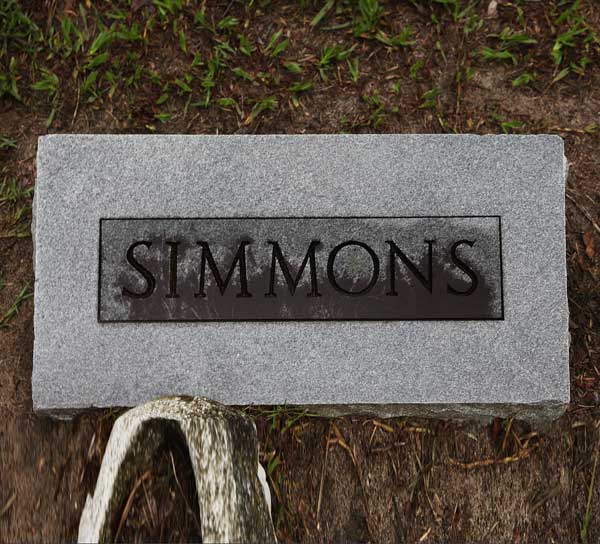  Simmons family Gravestone Photo