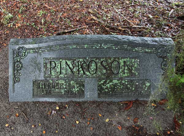 Herbert H. & Ethel E. Pinkoson Gravestone Photo