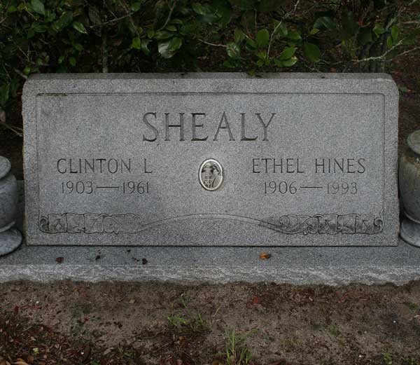 Clinton L. & Ethel Hines Shealy Gravestone Photo