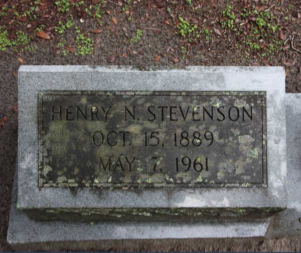 Henry N. Stevenson Gravestone Photo