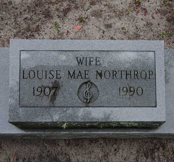 Louise Mae Northrop Gravestone Photo